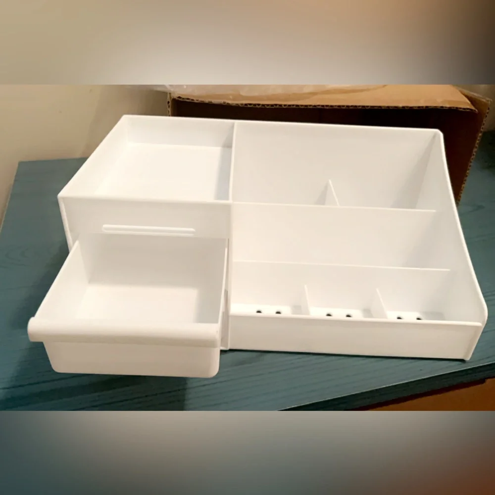 White Multi Functional Organizer W/ Drawers 😍 Brand New In The Box
